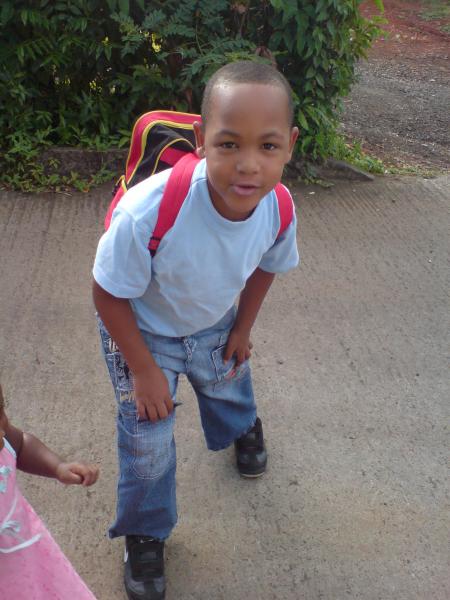 Mon fils Ruddy-Luis